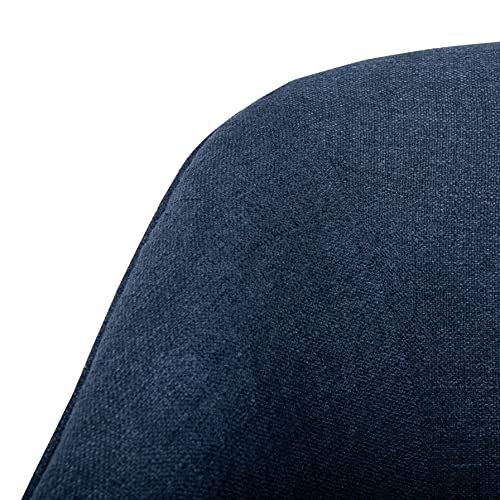 Sillón Plegable Tela Azul marino miniatura 4
