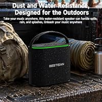 BESTISAN Bluetooth Speaker, 2.1CH 90W Stereo Sound, Built-in 50W Subwoofer, Upgraded 7 RGB Lights, TWS, 15H Play Portable Speaker, Deep Bass, Hands-Free Calling for Party, Camping, Travel, Garage — image 6