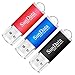 Produktbild SunData USB Stick 32GB 3 Stück USB 2.0 Speicherstick Flash-Laufwerk Memory Stick (3 Mischfarben: Schwarz, Blau, Rot)