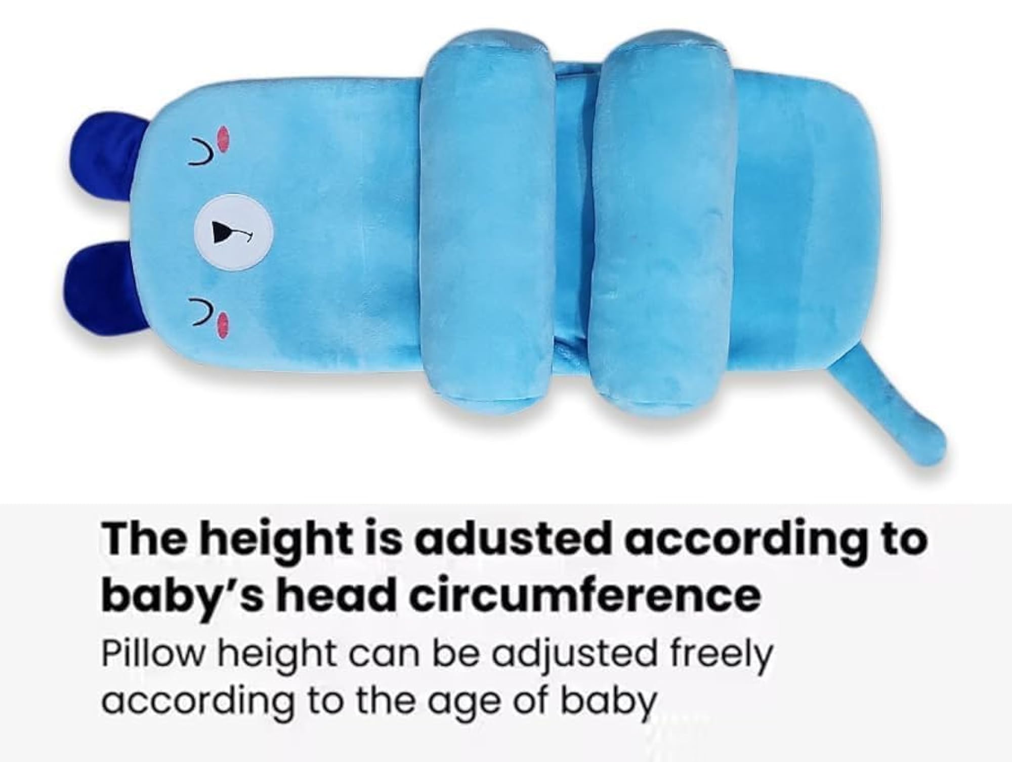 Baby Sleeping Support Pillow with Side Rollers