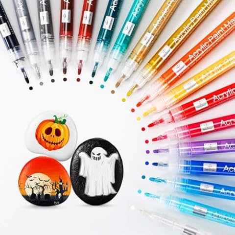 Mitoymia Acrylic Paint Pens for Various Surfaces Cover