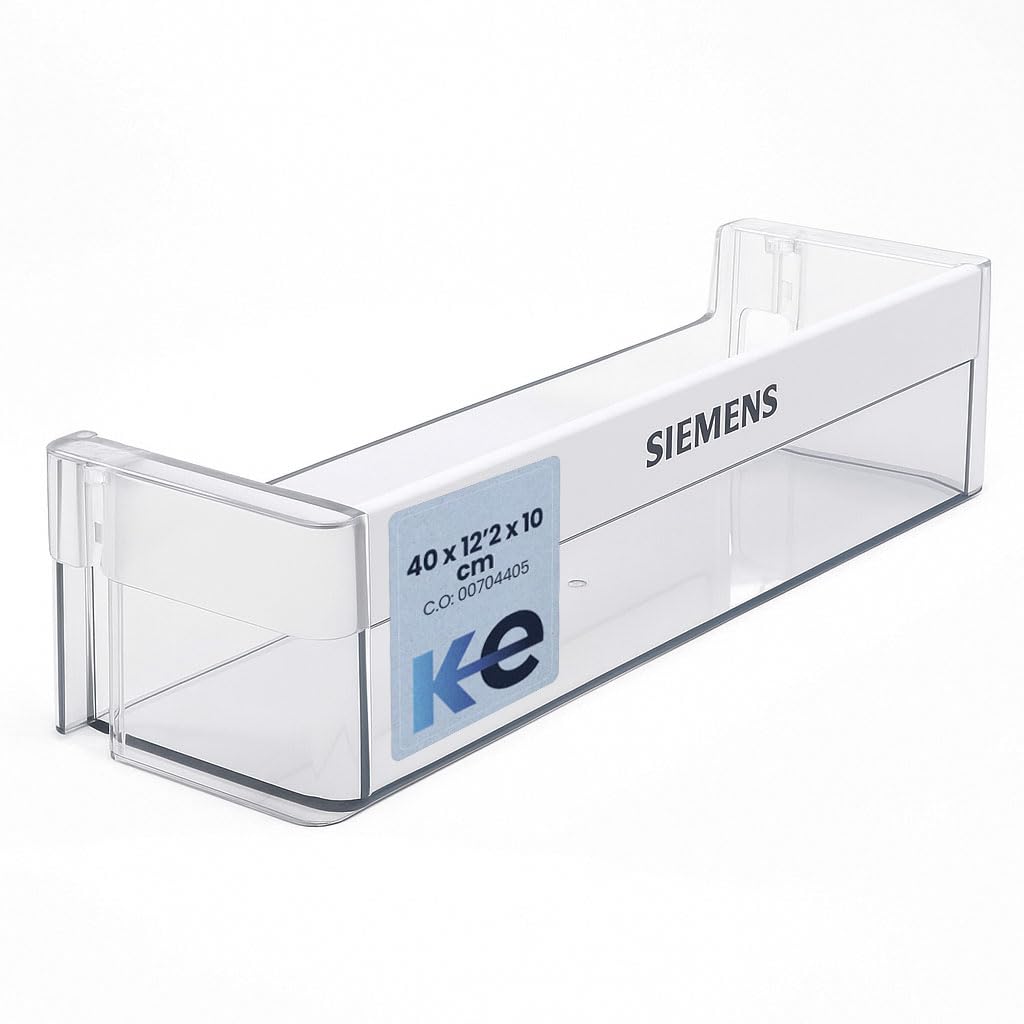 Anakel Home Repuesto Botellero Frigorífico 00664286 Compatible con Frigorífico Bosch | Bandeja Frigorifico Bosch Transparente, Plástico Resistente, 475 x 125 x 100 mm