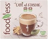 FOODNESS 120 CAPSULE CAFFE AL GINSENG COMPATIBILI DOLCE GUSTO SENZA GLUTINE E LATTOSIO