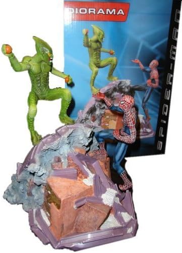 SPIDERMAN vs GREEN GOBLIN statue diorama by NECA