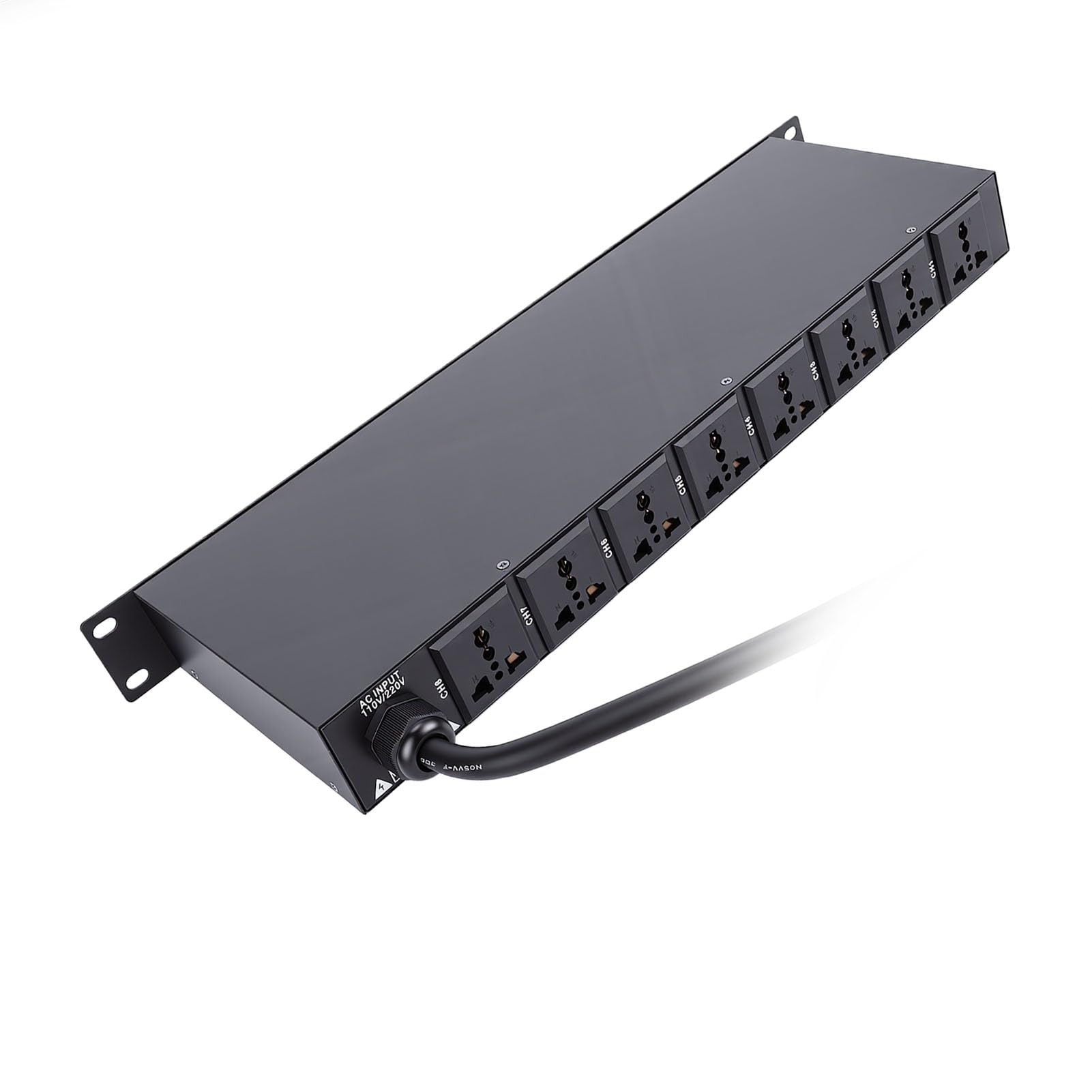 Tbest Power Sequencer Conditioner Regolatore Display Digitale Professionale per Apparecchiature Audio (Spina europea)