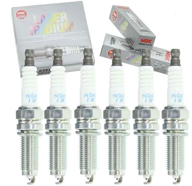 6 bujías láser de iridio NGK compatibles con Honda Pilot 3.5L V6 2009-2011