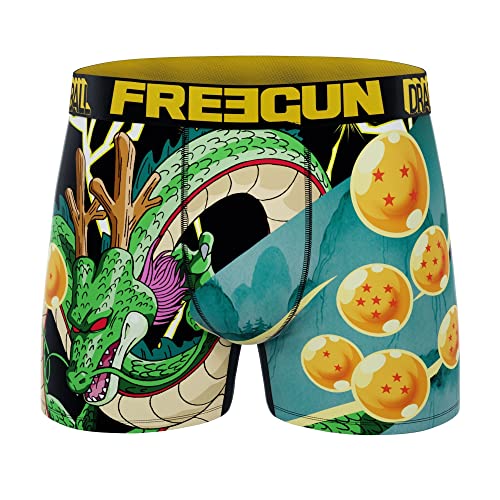 FREEGUN T766 Boxer unitario para Hombre Dragon Ball Shenron, Multicolor, M