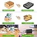 OthoKing Bamboo Charging Station, Wood Charging Station for Multiple Devices with 5 Ports USB Charger Docking Station for iPhone, iPad,Tablet, and Android Cell Phone