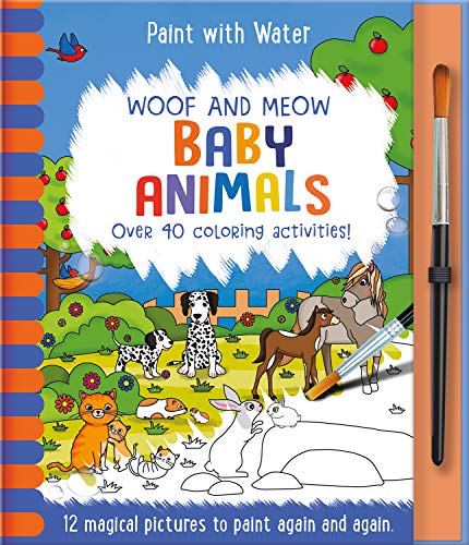 Woof and Meow - Baby Animals: Reusable, Mess-Free Activity Book for Kids Ages 3+ (Paint with Water) image 4