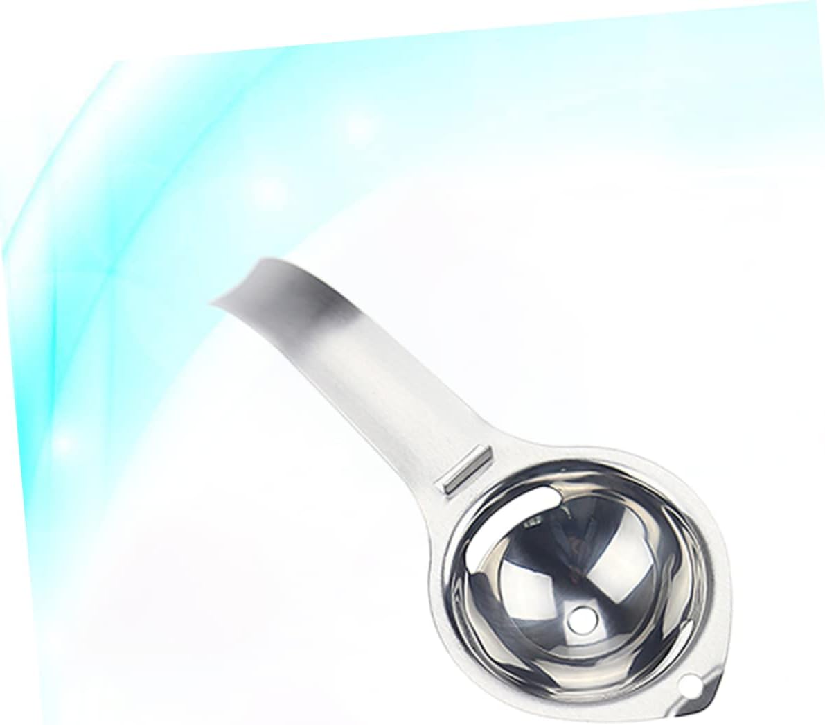 Stainless Steel Egg Yolk Separator Food Grade Divider with Smooth Inner for Cooking and Baking Essential Tool for Chefs and Home Cooks