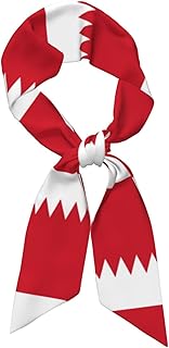 Bahrain Flag Hairband Neckerchief Scarf - Stylish Decorative Accessories Narrow Beveled Scarves For Ladies Uni