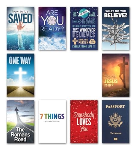 Gospel Tracts Assortment (Top Ten Titles - 100 Assorted Tracts