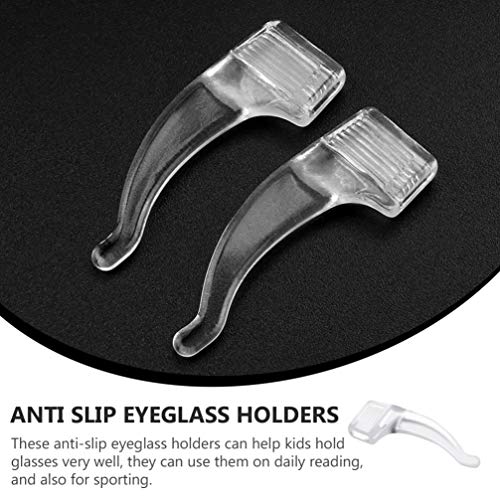 Cabilock 30 Pares Gancho De Orelha Antiderrapante Porta-pulseiras De Óculos Capa De Perna De Óculos