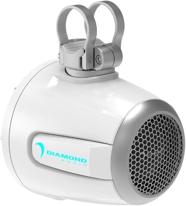 Diamond Audio POD8F4W 8" 175W RMS / 350W Max 2 Way Speaker Tower POD - White (POD8F4W)