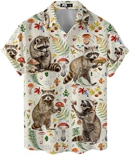 Funny Hawaiian Shirts for Men Palm Beach Shirts Tropical Vacation Shirts H2