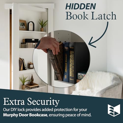 MURPHY DOOR® Hidden Door Book Latch.