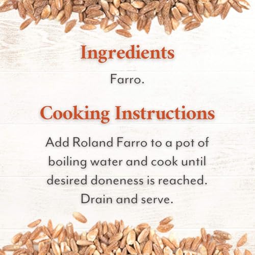 Image of Roland Foods Pearled Italian Farro, Specialty Imported Food, 17.6 Ounce, Pack of 1