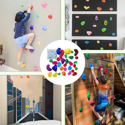 Enchufes de escalada para gimnasio y entrenamiento: presas de pared con fijaciones 5
