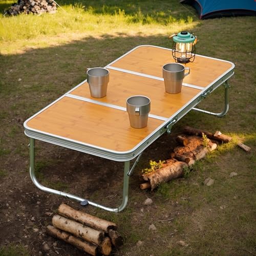 Table de camping pliable légère et stable meuble portable de jardin