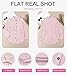 Dokotoo Long Sleeve Shirts for Women Fashion 2026 Summer V Neck Waffle Knit Button Down Tops Comfy Solid Spring Clothing for Women Outwear Pink XX-Large