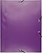 Produktbild Exacompta 55918E Sammelmappe (3 Klappen, Gummizug, PP, blickdicht, A4) 1 Stück violett