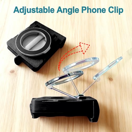 Uonekamo Mobile Clip for GameSir X4 Aileron Controller,Adjustable Phone Mount Holder for Android, Split Design with Travel Case, Compatible with Diablo Immortal, Fortnite, Minecraft & More - Image 2