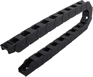 Aexit 25mm x Electrical equipment 25mm 102cm Length Plastic Towline Cable Carrier Drag Chain Connector