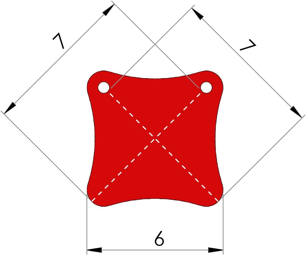 Ferus Outdoors AR500 Steel Shooting Target – 1/2” Thick Plate for Handgun & Rifle (9mm, .223, .308) – Portable Steel Target for Range Practice, Backyard Plinking & Precision Training