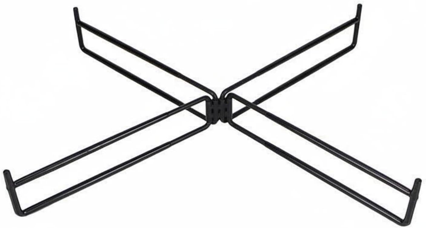 Gralara Folding Shelf Camping Rack Stand Table with Stainless Steel Support Folding Construction Quick Assembly Raised Storage Suitable for Tent Camping Shore Fishing Picnic Parks Patio Cooking