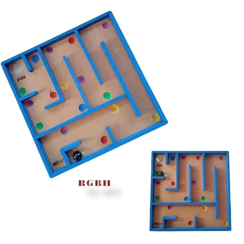 Brinquedo Educativo Pedagógico Em Madeira Labirinto Infantil