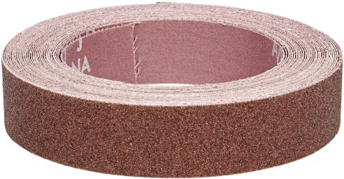 Norton K225 Metalite Abrasive Roll, Cloth Backing, Aluminum Oxide, Roll 1" Width x 10yd Length, Grit 100 (Pack of 1)