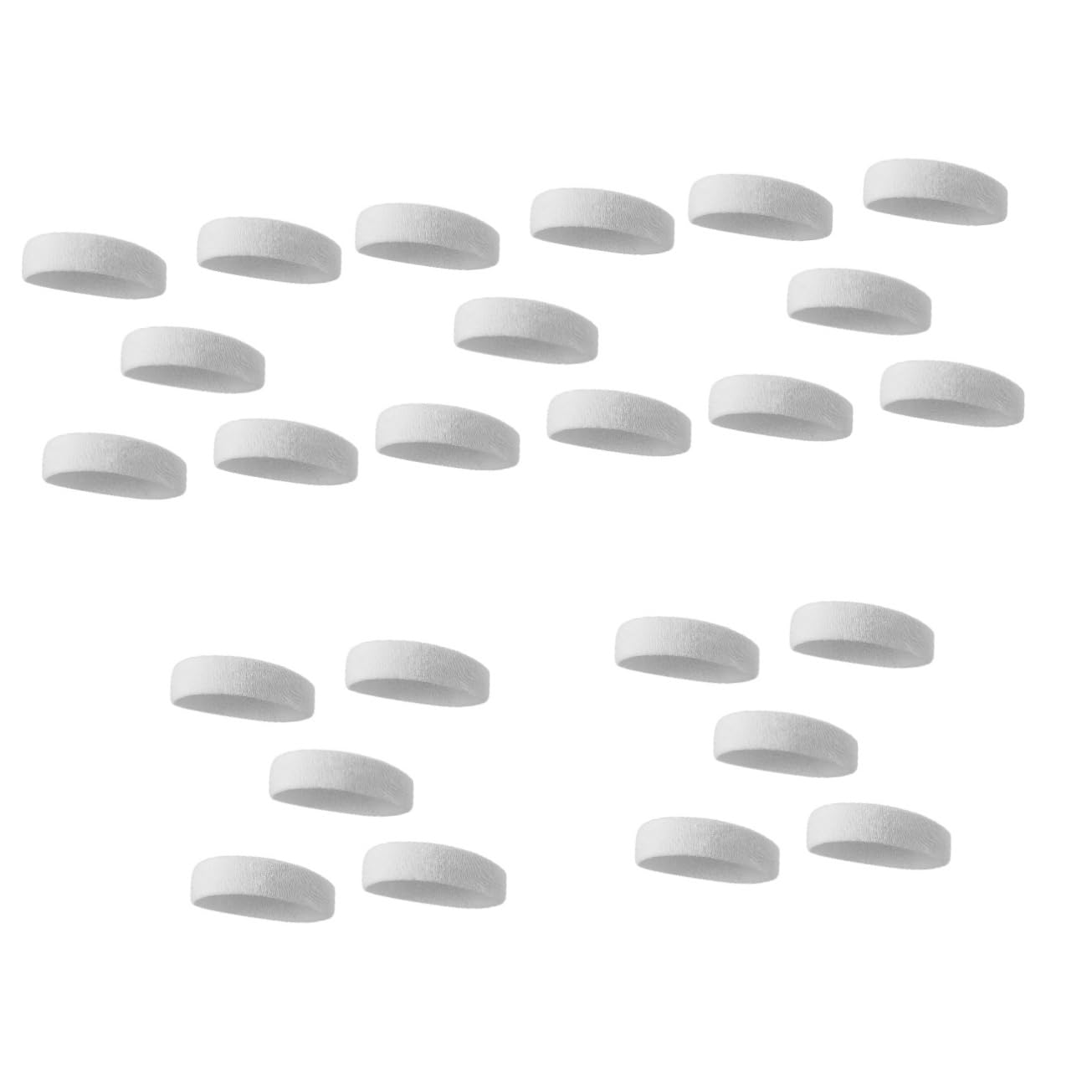 Kisangel 25piezas Diademas Deportivas Absorbentes para Sudor Cómodas y Transpirables para Yoga Fitness y Correr
