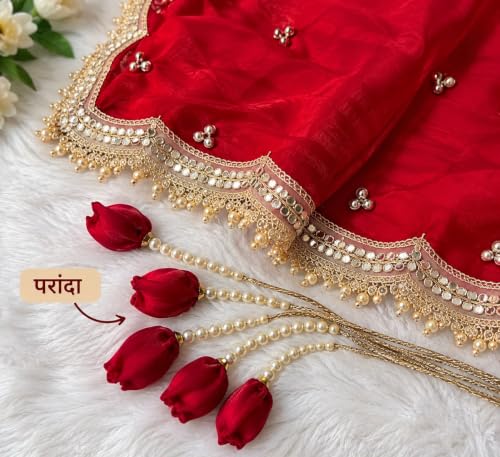 Generic gold ghungroo saree – image 5