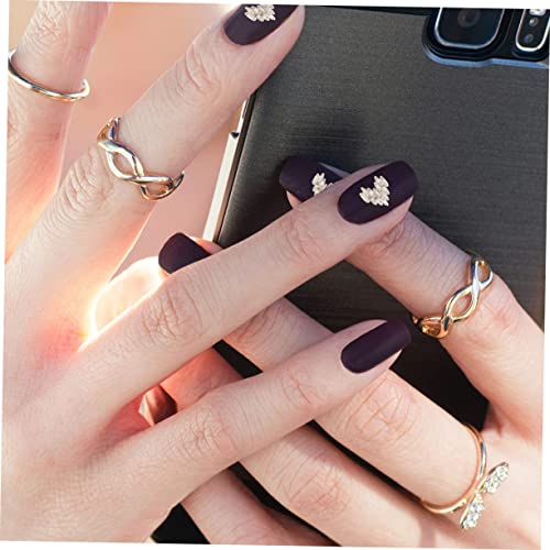 Beavorty 4Pcs Acessórios Para Unhas Guarnição De Metal Enfeites Presentes Encantos De Coração Para U