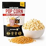 Mais Pop Corn pour Machine Butterfly 925g AF® - 98% d'Éclatement | Sachet Zip Refermable |...