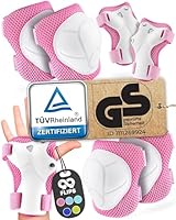 99FLIPS Knieschützer Kinder - Protektoren - Flash - Größe S/M Pink - Knieschützer, Ellenbogenschützer & Handschützer - Schoner Set Schützer Inliner