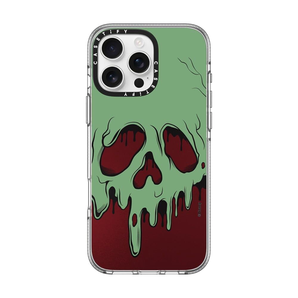 CASETiFY Clear iPhone 16 Pro Max Case [Villains Co-Lab/Not Yellowing / 6.6ft Drop Protection/Compatible with Magsafe] - Poison Apple - Clear