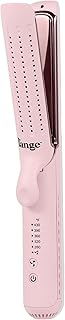 L'ANGE HAIR Le Duo Edge 360° Airflow Titanium Styler Blush | Alisadora y Rizadora 2 en 1 | Placas de Titanio de 1" de Ancho con Esquinas Redondeadas y Bordes Suavemente Biselados (Blush)