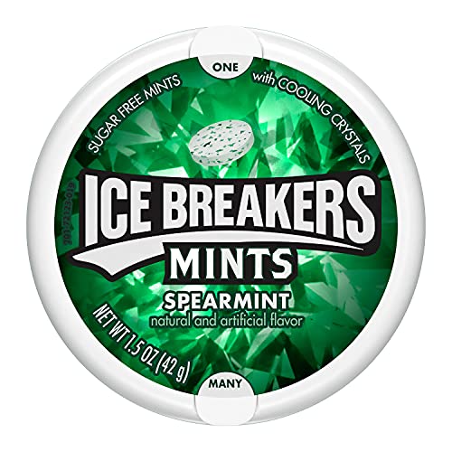 Ice Breakers Spearmint Sugar Free Mints, 42 g