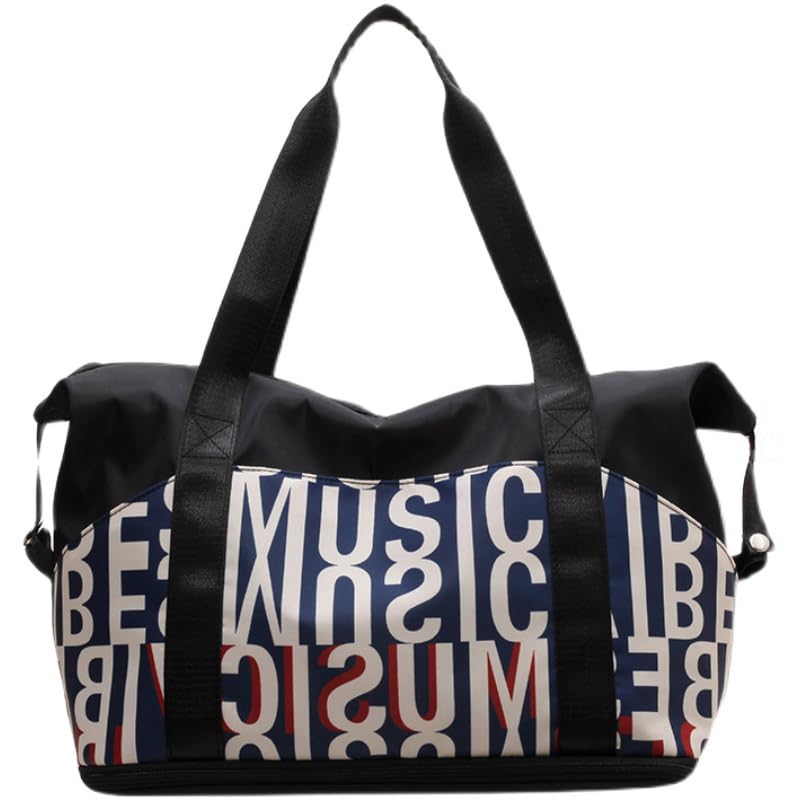 Large-Capacity Travel Bag Gym Short-Distance Business Trip Luggage Storage Expandable Dry and Wet Separation Bag