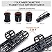 Smith's KIT 20-30mm Ring Fit M-Rail Mount System Flashlight Clip Holder Mount Black