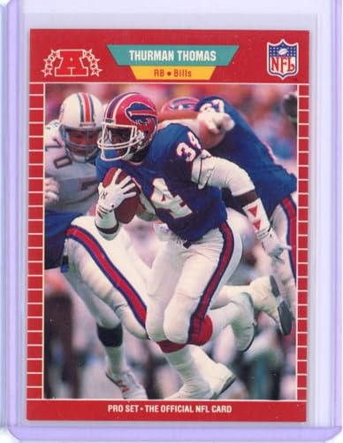 Vintage 1989 Pro Set Thurman Thomas #32 Rookie RC Football Card