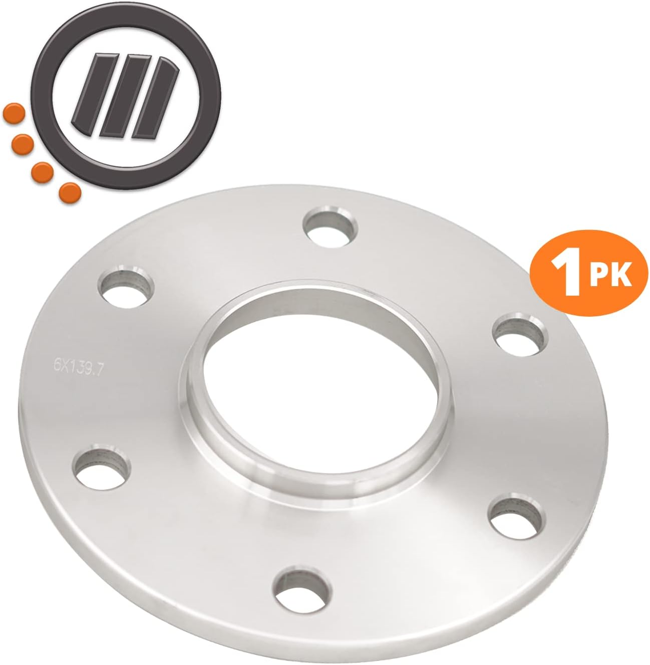 6x5.5 (6x139.7) Hub Centric Wheel Spacers 78.1mm Centerbore .375" Thickness with Lip (Sold Individually) Fits GMC, Chevrolet and More | Fixes Minor Clearance Issues - Image 3