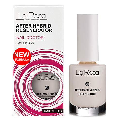 La Rosa nail medic regenerador after tips suero regenerador para uñas, metionina, proteína de soja - 10 ml