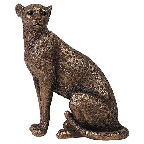 Statue panthère de prestige en résine - Finition sculpture luxe