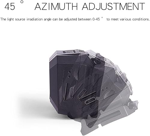 Miniatura 6 de Cámara deportiva 1080P con visión nocturna, cámara de acción montada en la cabeza para deportes al aire libre, viajes, con luces de emergencia SOS