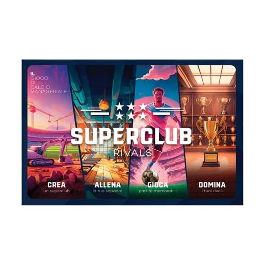 Asmodee Superclub Rivals, Gioco da Tavolo per due Giocatori, 10+ Anni, Edizione in Italiano