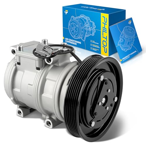 Image of PHILTOP 140022C Air Conditioner AC Compressor with Clutch for Honda Accord 1998-2002 2.3L, Acura CL 1998-1999 2.3L