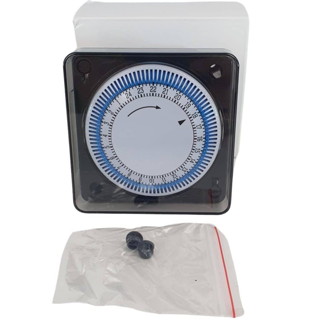 Horloge Piscine Encastrable pour Coffret Electrique - Programmateur Spécial Piscine - Montage Encastré
