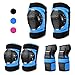 IPSXP Protection Genoux, Protège Genouillères Coude Bracelets Coudières Poignets Enfant pour Le Patinage à roulettes, Patinage, Planche à roulettes, Scooter, Vélo, Cyclisme（M）